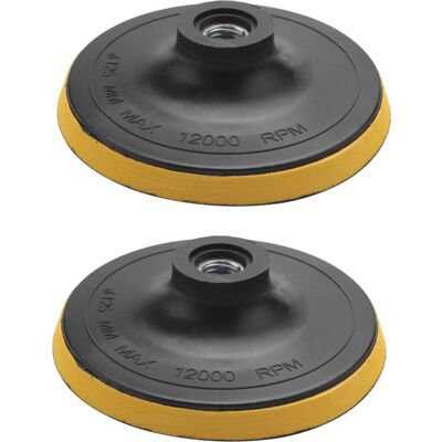 OEM Adatto Per 2x Polierteller Stuetzteller Schleifteller Klettteller M14 Forte Poliermaschine Neu K1 Gewindedurchmesser: 125mm OEM Adatto Per 2x Polierteller Stuetzteller Schleifteller Klettteller M14 Forte Poliermaschine Neu K1 Gewindedurchmesser: 125mm