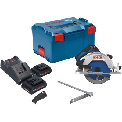 Sega Circolare A Batteria Bosch Gks 18v-68-2 18 V 190 Mm Brushless + 2 Batterie Procore 4,0 Ah + Caricabatterie + L-boxx Sega Circolare A Batteria Bosch Gks 18v-68-2 18 V 190 Mm Brushless + 2 Batterie Procore 4,0 Ah + Caricabatterie + L-boxx