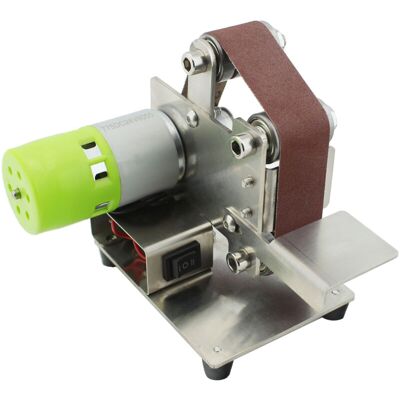 OEM Mini Levigatrice A Nastro, Levigatrice, Lucidatrice E Smerigliatrice Con 7 Velocità Variabili, Con 10 Nastri Abrasivi, Per Legno, Acrilico E Metallo (dimensioni Nastro: 30 X 330 Mm) OEM Mini Levigatrice A Nastro, Levigatrice, Lucidatrice E Smerigliatrice Con 7 Velocità Variabili, Con 10 Nastri Abrasivi, Per Legno, Acrilico E Metallo (dimensioni Nastro: 30 X 330 Mm)