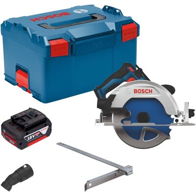 Sega Circolare A Batteria Bosch Gks 18v-68-2 18 V 190 Mm Brushless + 1x Batteria 5,0 Ah + L-boxx - Senza Caricabatterie Sega Circolare A Batteria Bosch Gks 18v-68-2 18 V 190 Mm Brushless + 1x Batteria 5,0 Ah + L-boxx - Senza Caricabatterie