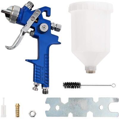 VIDAXL Pistola A Spruzzo Hvlp Con Coppa Da 600 Ml Ugello Da 1,4 Mm VIDAXL Pistola A Spruzzo Hvlp Con Coppa Da 600 Ml Ugello Da 1,4 Mm