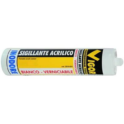 Vigor Sigillante Acrilico-1 Grigio Ml. 310 Conf.24pz Vigor Sigillante Acrilico-1 Grigio Ml. 310 Conf.24pz