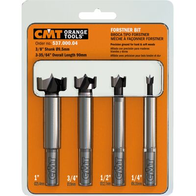 CMT - 537.000.04 - 25.4mm - 19.0mm - Set punte trapano CMT - 537.000.04 - 25.4mm - 19.0mm - Set punte trapano