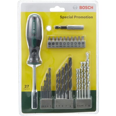 Set di 27 pezzi di punte e inserti Bosch 2 607 017 201 Set di 27 pezzi di punte e inserti Bosch 2 607 017 201