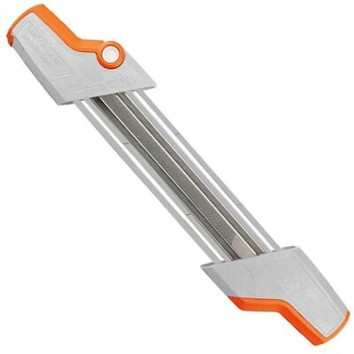 DPZO Porta-lima 2 In 1 Per Catena Da Motosega Da 0,325" (4,8 Mm) - Bianco DPZO Porta-lima 2 In 1 Per Catena Da Motosega Da 0,325" (4,8 Mm) - Bianco