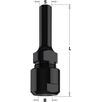 CMT 796.002.01 Kit Mandrino Portafrese Dx Con Attacco 12mm & Pinza 8mm CMT 796.002.01 Kit Mandrino Portafrese Dx Con Attacco 12mm & Pinza 8mm
