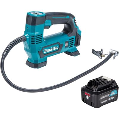 Makita Compressore A Batteria Mp 100 Dm1 12 V Max. 8,3 Bar + 1x Batteria 4,0 Ah - Senza Caricabatterie Makita Compressore A Batteria Mp 100 Dm1 12 V Max. 8,3 Bar + 1x Batteria 4,0 Ah - Senza Caricabatterie