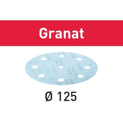 Festool Disco Abrasivo Stf D125/8 P1000 Gr/50 Granat - 497180 - Festool Disco Abrasivo Stf D125/8 P1000 Gr/50 Granat - 497180 -
