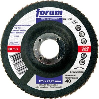 Forum Gamma Macinazione Ø 115 Mm (13 300 Giri / Min), Destra, Gola: 120 Forum Gamma Macinazione Ø 115 Mm (13 300 Giri / Min), Destra, Gola: 120