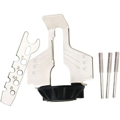 OEM Kit Per Affilare Motosega - Utensile Rotante - Accessorio - Kit Di Accessori - Motosega - Affilatore - Guida - Adattatore Per Testa - Righello OEM Kit Per Affilare Motosega - Utensile Rotante - Accessorio - Kit Di Accessori - Motosega - Affilatore - Guida - Adattatore Per Testa - Righello