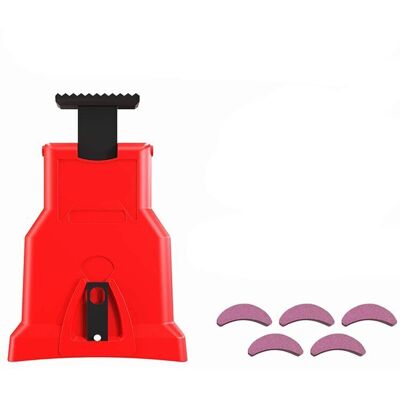 XISRENS Affilacatene Per Motosega Con 5 Pietre Affilatrici, Kit Affilacatene Per Motosega, Affilacatene Per Motosega, Rosso XISRENS Affilacatene Per Motosega Con 5 Pietre Affilatrici, Kit Affilacatene Per Motosega, Affilacatene Per Motosega, Rosso