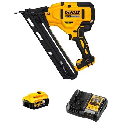 DeWalt Chiodatrice Dcn650p1-sk (1 X 5,0 Ah + Dcb1104) DeWalt Chiodatrice Dcn650p1-sk (1 X 5,0 Ah + Dcb1104)