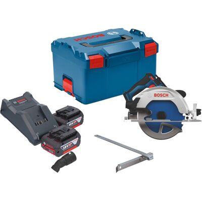 Sega Circolare A Batteria Bosch Gks 18v-68-2 18 V 190 Mm Brushless + 2 Batterie Da 4,0 Ah + Caricabatterie + L-boxx Sega Circolare A Batteria Bosch Gks 18v-68-2 18 V 190 Mm Brushless + 2 Batterie Da 4,0 Ah + Caricabatterie + L-boxx