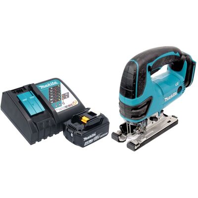 Makita Djv 180 Rm1x Seghetto Alternativo A Batteria 18 V 135 Mm + 1x Batteria 4,0 Ah + Caricabatteria Makita Djv 180 Rm1x Seghetto Alternativo A Batteria 18 V 135 Mm + 1x Batteria 4,0 Ah + Caricabatteria