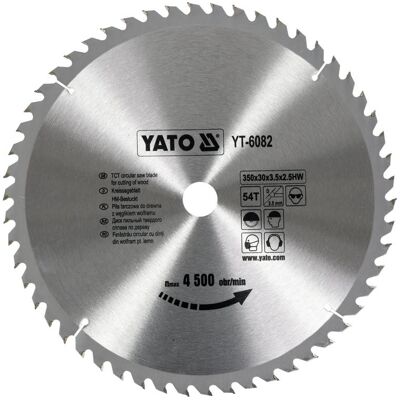 YATO Yt-6082 Lama Di Sega Circolare 35 Cm 1 Pezzo(i) YATO Yt-6082 Lama Di Sega Circolare 35 Cm 1 Pezzo(i)