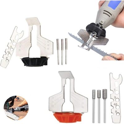 DPZO Kit Per Affilare Motoseghe, Set Di Accessori Per Affilare Motoseghe Rotanti, Accessorio Per Affilare Motoseghe, Affilatore Per Utensili Da Sega, Dima Di Foratura, Attrezzo Per Catene Di Sega (2 Set) DPZO Kit Per Affilare Motoseghe, Set Di Accessori Per Affilare Motoseghe Rotanti, Accessorio Per Affilare Motoseghe, Affilatore Per Utensili Da Sega, Dima Di Foratura, Attrezzo Per Catene Di Sega (2 Set)