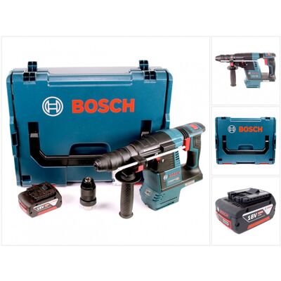 Bosch Gbh 18v-26 F Martello Perforatore A Batteria 18v 2,6j Brushless Sds Plus + 1x Batteria 2,0ah + L-boxx - Senza Caricabatteria Rapido Bosch Gbh 18v-26 F Martello Perforatore A Batteria 18v 2,6j Brushless Sds Plus + 1x Batteria 2,0ah + L-boxx - Senza Caricabatteria Rapido