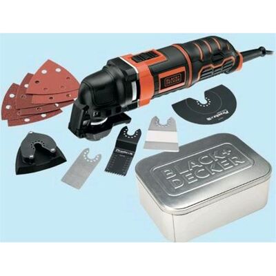 Black & Decker Levigatrice Multifunzione Black&decker Mt 300 At 300 Watt Con Accessori Black & Decker Levigatrice Multifunzione Black&decker Mt 300 At 300 Watt Con Accessori