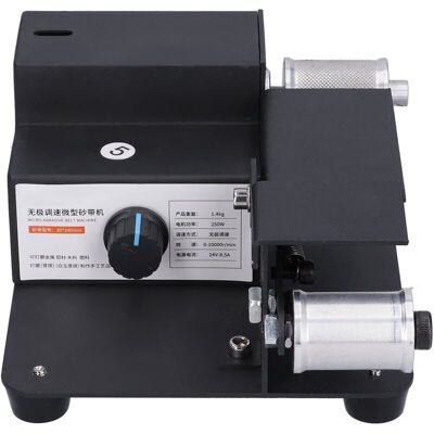 OEM Levigatrice A Nastro, Levigatrice Da Banco A Velocità Regolabile, Mini Levigatrice Elettrica, Lucidatrice, Smerigliatrice (spina Ue 110-240v) OEM Levigatrice A Nastro, Levigatrice Da Banco A Velocità Regolabile, Mini Levigatrice Elettrica, Lucidatrice, Smerigliatrice (spina Ue 110-240v)
