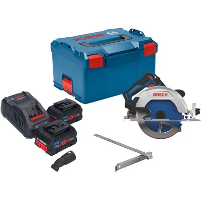 Sega Circolare A Batteria Bosch Gks 18v-68-2 18 V 190 Mm Brushless + 2 Batterie Procore Da 5,5 Ah + Caricabatterie + L-boxx Sega Circolare A Batteria Bosch Gks 18v-68-2 18 V 190 Mm Brushless + 2 Batterie Procore Da 5,5 Ah + Caricabatterie + L-boxx