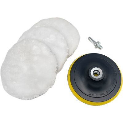 LABLANC Set Di 3 Tamponi Lucidanti Da 150 Mm – 1 Disco Lucidante – Compatibile Con Lucidatrici Rotative – Finitura Perfetta E Senza Aloni LABLANC Set Di 3 Tamponi Lucidanti Da 150 Mm – 1 Disco Lucidante – Compatibile Con Lucidatrici Rotative – Finitura Perfetta E Senza Aloni