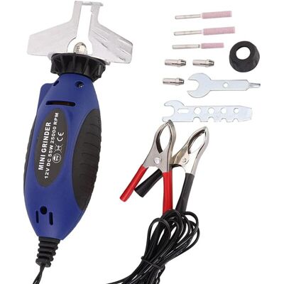 OEM Mini Affilacatene, Sistema Di Affilatura Elettrico Per Motoseghe Da 12 V Cc 55 W Con Tre Dimensioni Di Mole Abrasive OEM Mini Affilacatene, Sistema Di Affilatura Elettrico Per Motoseghe Da 12 V Cc 55 W Con Tre Dimensioni Di Mole Abrasive