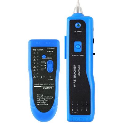 OEM Tester Per Cavi Rj45 Rj11, Localizzatore Di Linee, Localizzatore Di Fili Multifunzione, Localizzatore Di Cavi Di Rete Ethernet Lan Cat5 Cat6 Con Auricolare Per Incollaggio Cavi E Manutenzione Di Rete OEM Tester Per Cavi Rj45 Rj11, Localizzatore Di Linee, Localizzatore Di Fili Multifunzione, Localizzatore Di Cavi Di Rete Ethernet Lan Cat5 Cat6 Con Auricolare Per Incollaggio Cavi E Manutenzione Di Rete