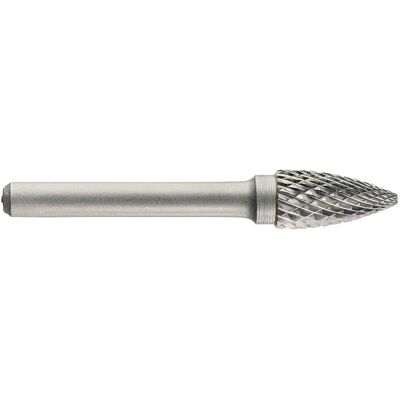 Fresa in carburo - forma ogiva - Ø 8mm TIVOLY - Utensile per metalli Fresa in carburo - forma ogiva - Ø 8mm TIVOLY - Utensile per metalli