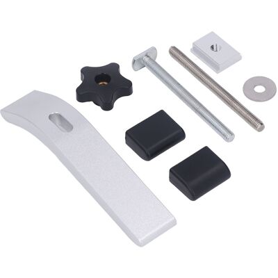VISTRECK 2 Set Di Morsetti A T Per La Lavorazione Del Legno, In Lega Di Alluminio, Accessori Per Dime Cnc, Lunghi 16 Cm, Larghi 1,3 Cm. VISTRECK 2 Set Di Morsetti A T Per La Lavorazione Del Legno, In Lega Di Alluminio, Accessori Per Dime Cnc, Lunghi 16 Cm, Larghi 1,3 Cm.