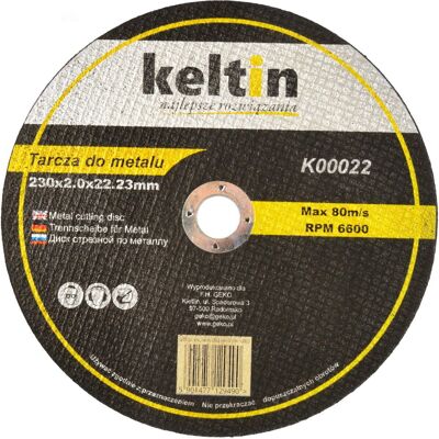 IMPORT Disco Da Taglio Geko K00022 230 Mm 2 Mm Rinforzato Fibra IMPORT Disco Da Taglio Geko K00022 230 Mm 2 Mm Rinforzato Fibra