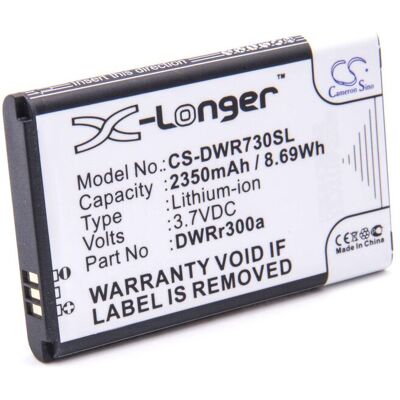 VHBW - Batteria Compatibile Con D-link Dwr-730 B2, Dwr-830 A1, Dwr-932 C1, Dwr-932c A1 Hotspot Modem Router Portatile (2350mah, 3,7v, Li-ion) VHBW - Batteria Compatibile Con D-link Dwr-730 B2, Dwr-830 A1, Dwr-932 C1, Dwr-932c A1 Hotspot Modem Router Portatile (2350mah, 3,7v, Li-ion)