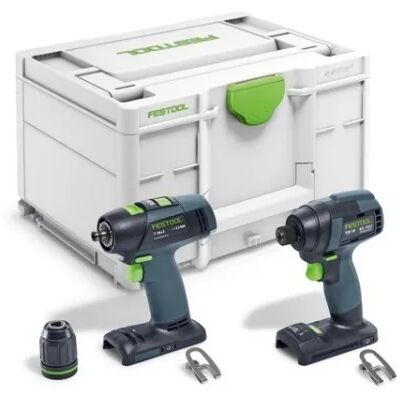 Festool Avvitatore A Impulsi A Batteria Tid 18 E Trapano Avvitatore A Batteria T 18+3 Senza Batteria E Caricabatterie Festool Avvitatore A Impulsi A Batteria Tid 18 E Trapano Avvitatore A Batteria T 18+3 Senza Batteria E Caricabatterie