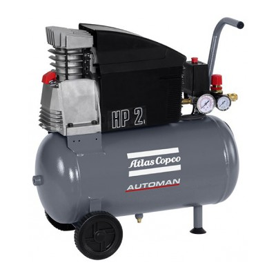 ATLAS COPCO - Compressore Aria 50 Litri 2.5 Hp A Pistoni ATLAS COPCO - Compressore Aria 50 Litri 2.5 Hp A Pistoni