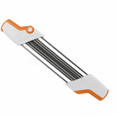 FORTUNEVILLE Affilacatene Per Motosega In Metallo 2 In 1, Facile Da Sostituire, 3/8" P Ø 4,0 Mm, Supporto Per Lima Per Catena Per Motosega 2 In 1, 1 Pezzo FORTUNEVILLE Affilacatene Per Motosega In Metallo 2 In 1, Facile Da Sostituire, 3/8" P Ø 4,0 Mm, Supporto Per Lima Per Catena Per Motosega 2 In 1, 1 Pezzo