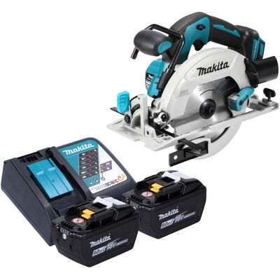 Makita Seghetto Circolare A Batteria Dhs 680 Z 18 V 165 Mm Brushless + 2 Batterie Da 9,0 Ah + Caricabatterie Makita Seghetto Circolare A Batteria Dhs 680 Z 18 V 165 Mm Brushless + 2 Batterie Da 9,0 Ah + Caricabatterie