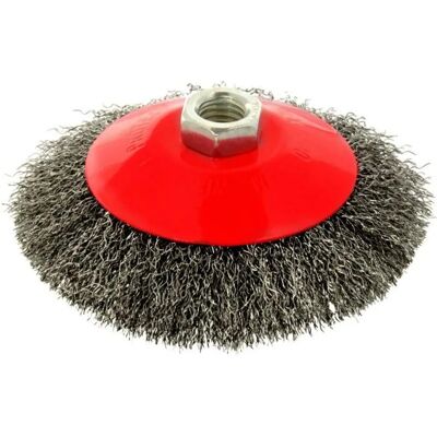 IMPORT Spazzola Di Filo Geko Wire Brush Acciaio Temprato 125mm IMPORT Spazzola Di Filo Geko Wire Brush Acciaio Temprato 125mm