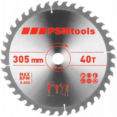 CMT Lama Circolare Ps-pw305-2 305 Mm 24 40 Denti Carburo CMT Lama Circolare Ps-pw305-2 305 Mm 24 40 Denti Carburo