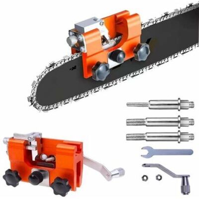 OEM Affilacatene, Kit Di Affilatura Catena Per Motosega A Manovella, La Posizione Della Testa Di Levigatura Può Essere Spostata Per La Levigatura, Comodo Da Trasportare, 3 Frese, Tri OEM Affilacatene, Kit Di Affilatura Catena Per Motosega A Manovella, La Posizione Della Testa Di Levigatura Può Essere Spostata Per La Levigatura, Comodo Da Trasportare, 3 Frese, Tri