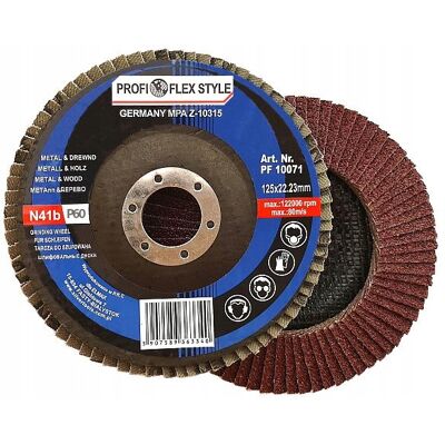 COCO Mola Abrasiva A Foglia Argento Pf 125 P 60 Profi-flex COCO Mola Abrasiva A Foglia Argento Pf 125 P 60 Profi-flex