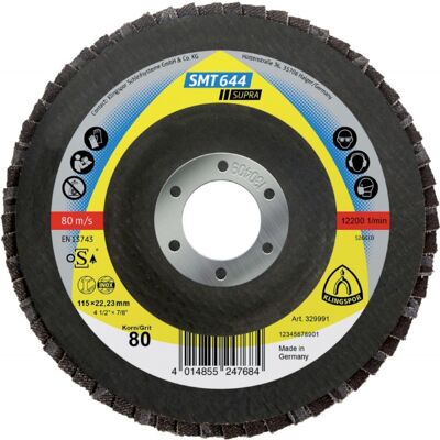 KLINGSPOR - Disco ondulato 115mm Grana 80 - Disco di taglio e smerigliatura KLINGSPOR - Disco ondulato 115mm Grana 80 - Disco di taglio e smerigliatura