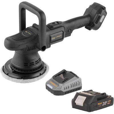 Procraft Lucidatrice A Batteria Pm22bb 20 Volt 150 Mm + 1x Batteria 2,0 Ah + Caricabatteria Procraft Lucidatrice A Batteria Pm22bb 20 Volt 150 Mm + 1x Batteria 2,0 Ah + Caricabatteria