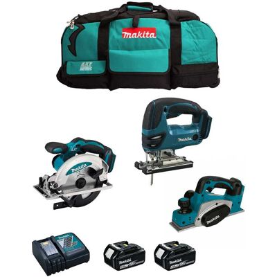 Makita - Kit Mpk18323b (dkp180 + Dss610 + Djv180 + 2 X 3,0 Ah + Dc18rc + Lxt600) Makita - Kit Mpk18323b (dkp180 + Dss610 + Djv180 + 2 X 3,0 Ah + Dc18rc + Lxt600)