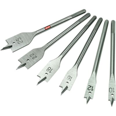 Valex Serie Mecchie Per Legno 6 Pz Per Trapano 10/12/16/18/22/25 Mm 1462951 Valex Serie Mecchie Per Legno 6 Pz Per Trapano 10/12/16/18/22/25 Mm 1462951