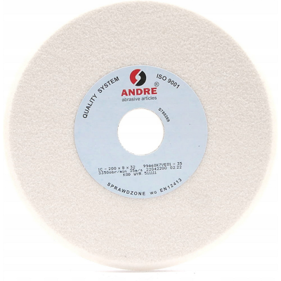 COCO Mola Abrasiva Profilata Andre 200 Mm X 8 Mm X 32 Mm 99a60k7ve01-35 Bianca "tipo 1c" COCO Mola Abrasiva Profilata Andre 200 Mm X 8 Mm X 32 Mm 99a60k7ve01-35 Bianca "tipo 1c"