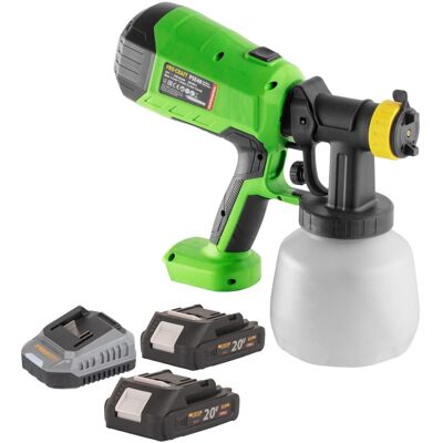 Procraft Pistola A Spruzzo A Batteria Pse40bb 20 V + 2 Batterie 2,0 Ah + Caricabatterie Procraft Pistola A Spruzzo A Batteria Pse40bb 20 V + 2 Batterie 2,0 Ah + Caricabatterie