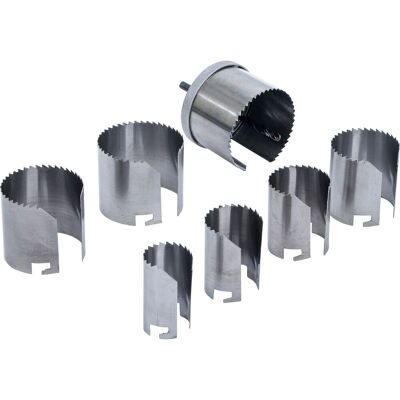 BGS TECHNIC Serie Di Seghe A Tazza Ø 26 - 63 Mm Profondità 43 Mm 7 Pz. BGS TECHNIC Serie Di Seghe A Tazza Ø 26 - 63 Mm Profondità 43 Mm 7 Pz.