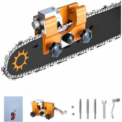 XISRENS Affilatrice Per Motoseghe, Kit Di Affilatura Per Catene Di Motoseghe Con 3 Frese In Carburo, Adatto A Tutti I Tipi Di Motoseghe, Trimec XISRENS Affilatrice Per Motoseghe, Kit Di Affilatura Per Catene Di Motoseghe Con 3 Frese In Carburo, Adatto A Tutti I Tipi Di Motoseghe, Trimec