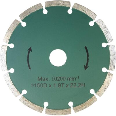 Disco diamantato Güde - 150x22.2mm Set da 2 - Disco diamantato Disco diamantato Güde - 150x22.2mm Set da 2 - Disco diamantato
