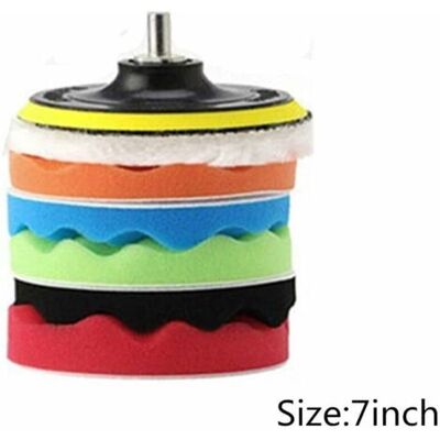 XISRENS Disco Lucidante, Lucidatrice, Lucidatrici E Tamponi Per Auto, Lucidatrice Per Auto, Macchina Per Tamponi Lucidanti, Lucidatrice Da 7 Pollici XISRENS Disco Lucidante, Lucidatrice, Lucidatrici E Tamponi Per Auto, Lucidatrice Per Auto, Macchina Per Tamponi Lucidanti, Lucidatrice Da 7 Pollici