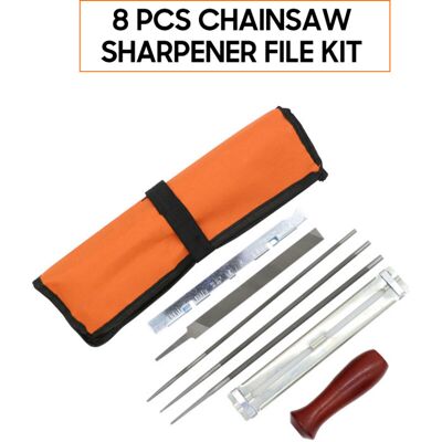 LIIYIELA Kit Di 8 Lime Per Affilare Motoseghe, Strumento Manuale Per Affilare Motoseghe Elettriche, Comprendente Una Lima Tonda Da 5/32", 3/16" E 7/32" Con Manico Piatto In Legno. LIIYIELA Kit Di 8 Lime Per Affilare Motoseghe, Strumento Manuale Per Affilare Motoseghe Elettriche, Comprendente Una Lima Tonda Da 5/32", 3/16" E 7/32" Con Manico Piatto In Legno.